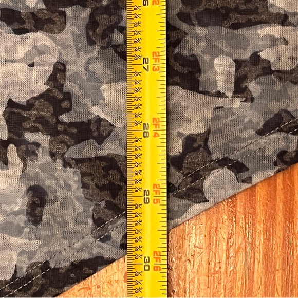 Ruby Rd Denim Blue Camo Print Studded Top 3X - Picture 13 of 14